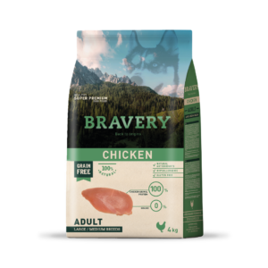bravery chicken adult large medium 4kg